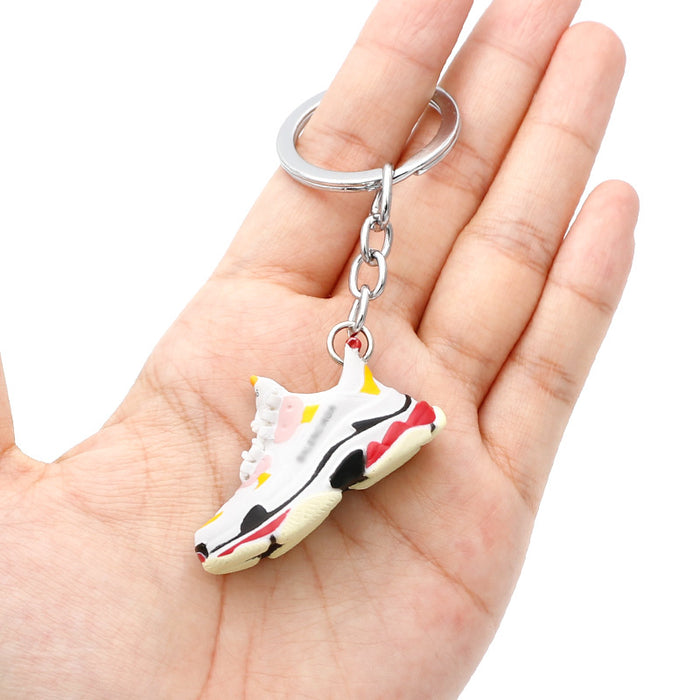 Wholesale PVC Basketball Shoe Model Keychain JDC-KC-QLPing012