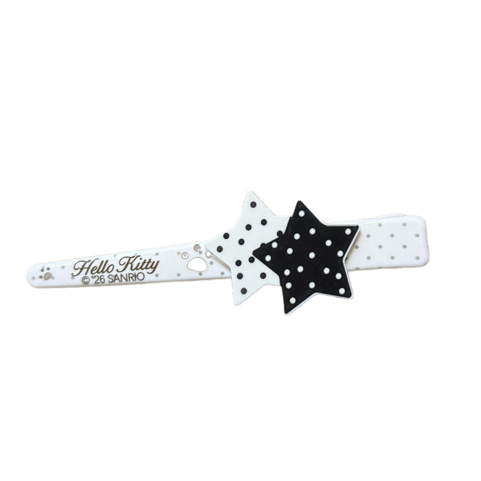Wholesale Large Acrylic Duckbill Hair Clip Black White Star Polka Dot Sweet Women Fashion Accessory Gift