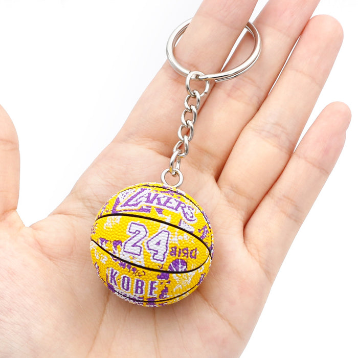 Wholesale PU Basketball Keychain JDC-KC-QLP021