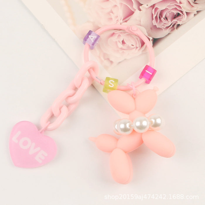 Wholesale  Car Keychain Pendant  Opening Ring Chain Love Accessories  Women's Bag Decoration