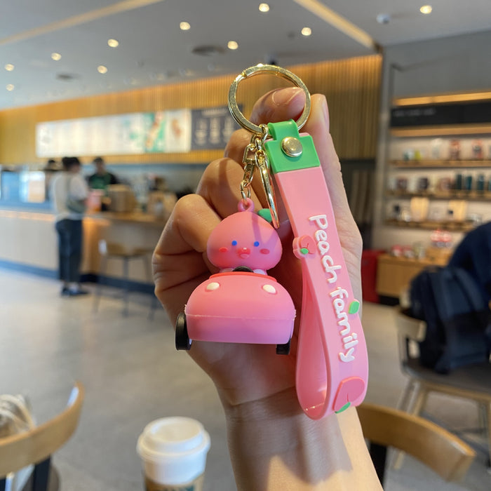 Wholesale Cute 3D Doll Silicone Keychain JDC-KC-MingT138