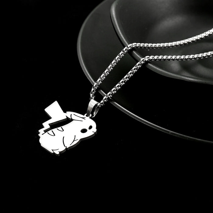 Wholesale Cartoon Titanium Steel Necklace JDC-NE-Xinx002