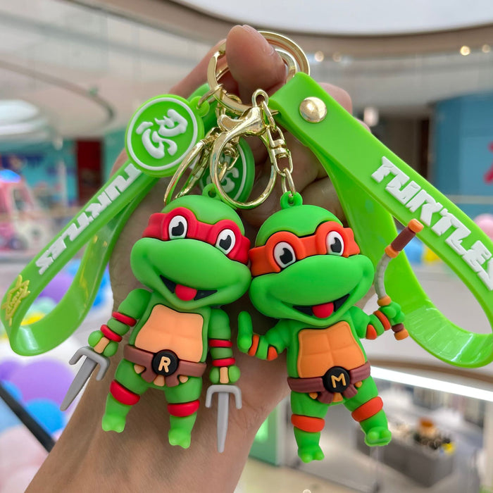 Wholesale 3D Cartoon Cute PVC Keychain Bag Pendant Car Keychain Doll Pendant Wholesale