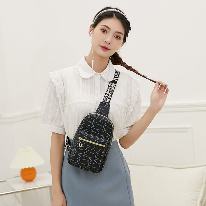 Wholesale Shoulder Bags Printed ribbon cross-body embroidered shoulder bag JDC-SD-OuFY002