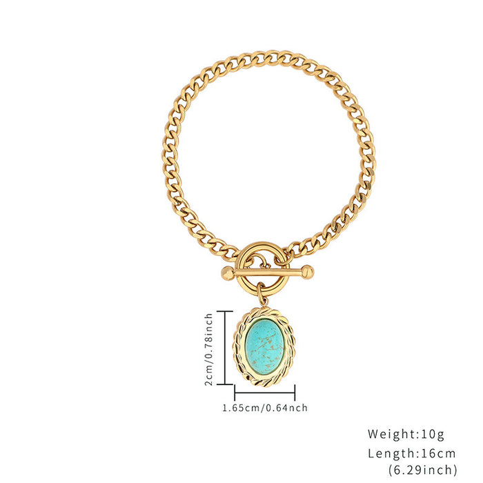 Wholesale 2pcs Luxury Beaded Jewelry Turquoise Necklace