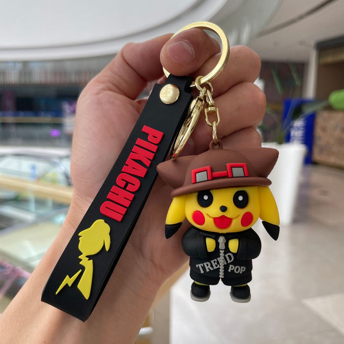 Wholesale Cartoon doll keychain, couple backpack pendant, cute doll, car keychain