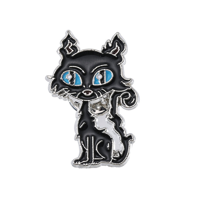 Wholesale Fashion Cartoon Metal Brooch Pin Fun Character Badge For Clothing Bag And Backpack Resale Accessory