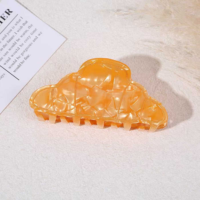 Wholesale Christmas Acrylic Claw Clip Gingerbread Man Candy Cane Design Hair Accessory For Everyday Styling