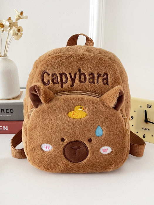 Wholesale Cute cartoon plush backpack bags