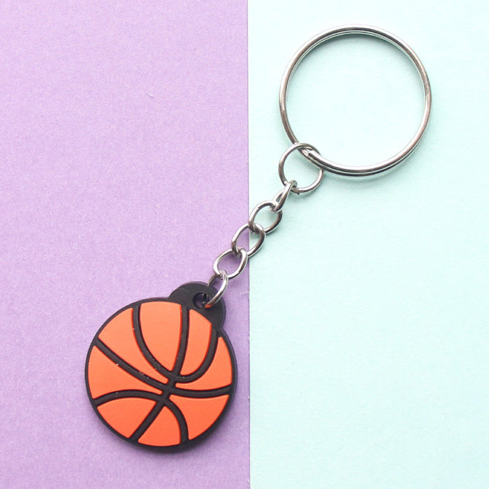 Wholesale Ball Pendants PVC Keychains