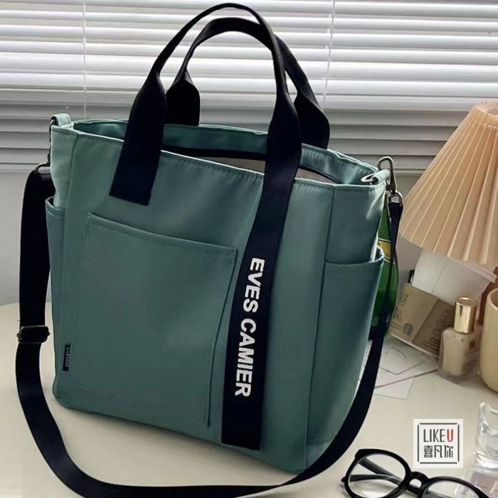 Wholesale Waterproof Shaped Tote Canvas Hand Crossbody Bag Simple All-match Shoulder Portable Lunch Box Bag