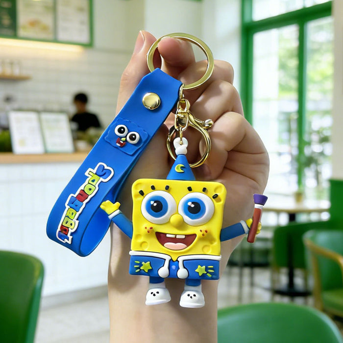 Wholesale Cartoon Silicone PVC Keychain Car Bag Charm Key Accessory Fashion Gift MOQ≥2