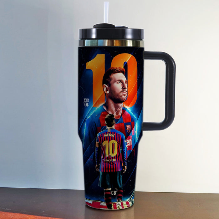 Wholesale Tumbler Stainless Steel Insulated Mug,  40oz Large Capacity,  Football Style