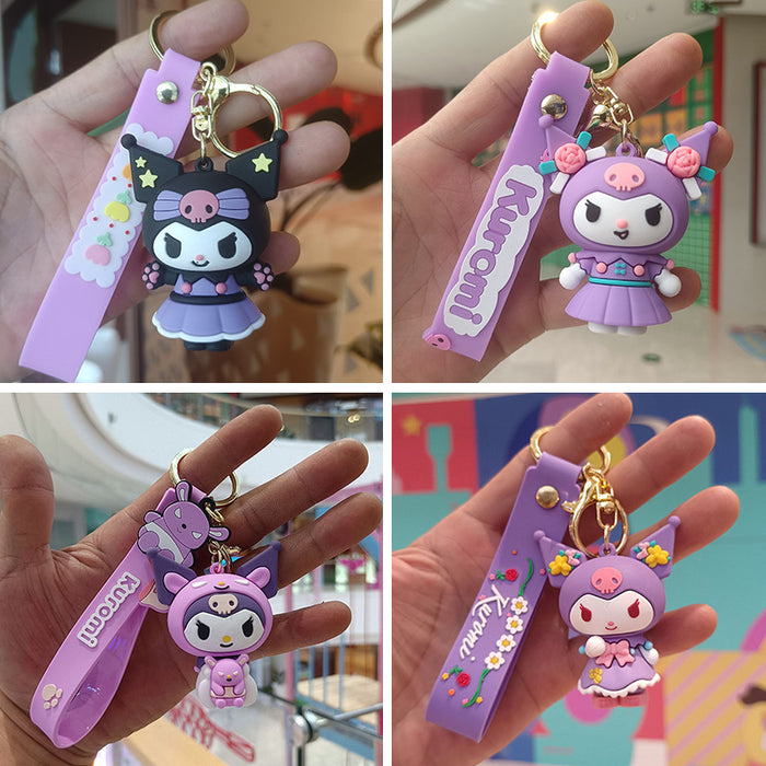 Wholesale PVC Cartoon Doll Keychain JDC-KC-KuangK021