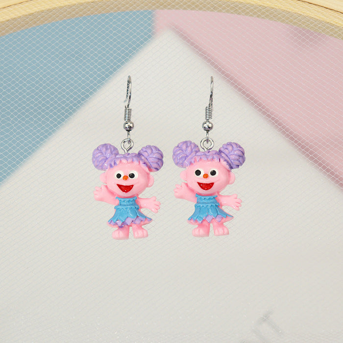 Wholesale Cartoon Funny Figure Earrings JDC-NS-NiQing001