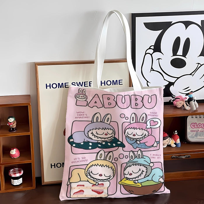 Wholesale Customized Canvas Bag Versatile Single Shoulder Bag Large Capacity Student Handbag Canvas Bag