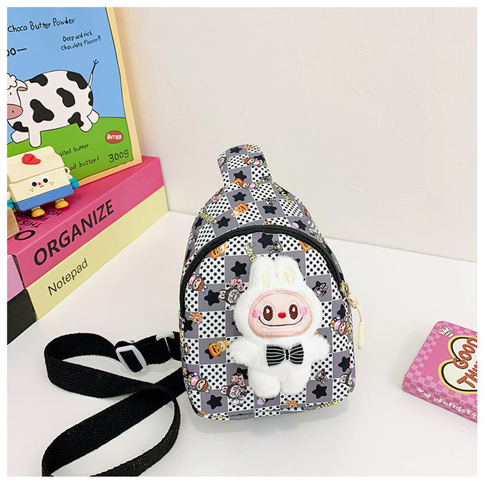 Wholesale Children' s Bag Kindergarten Baby' s Coin Purse Boys and Girls Cartoon Printed Waist Bag Casual Crossbody Bag