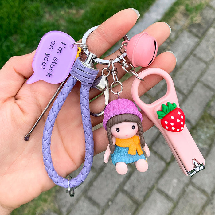 Wholesale Cartoon Cute Keychain  Pendant  Hanging Bag  Key Chain