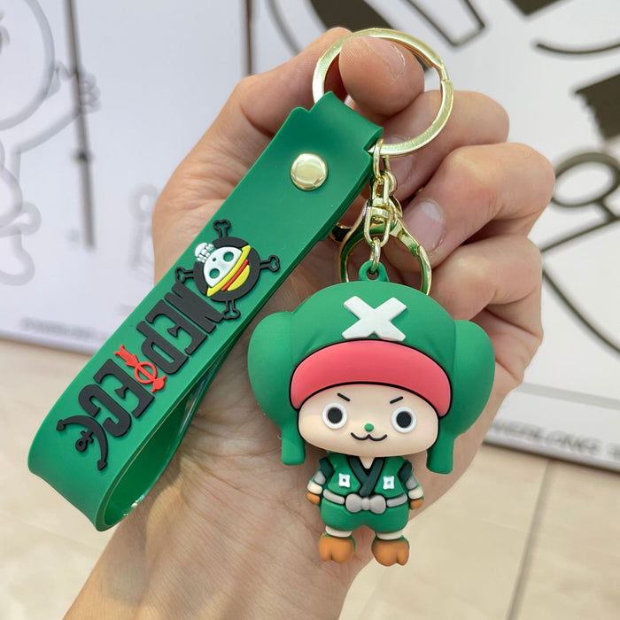 Wholesale Anime keychain, backpack pendant, cartoon doll, car keychain accessory store, doll machine, small gift