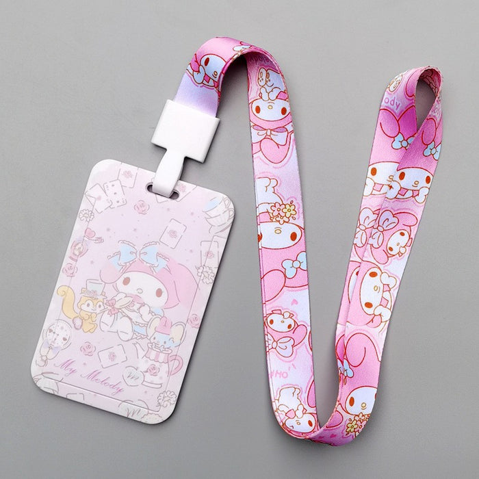 Wholesale Cartoon Style Plastic Card Holder With Neck Strap For Everyday Campus Use Stylish Gift