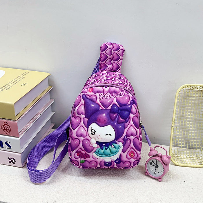 Wholesale Children's trendy handbag, chest bag, coin purse, shoulder bag, men's casual crossbody bag