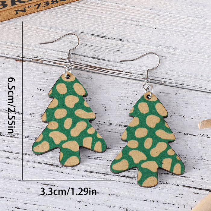 Wholesale  Christmas Tree Pendant Earrings