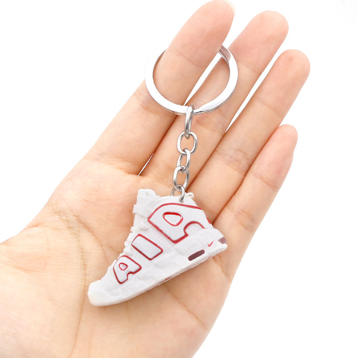 Wholesale PVC Basketball Shoe Model Keychain JDC-KC-QLPing010