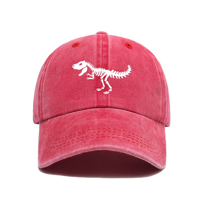 Wholesale New printed baseball cap washed fashionable cotton hat casual duckbill cap