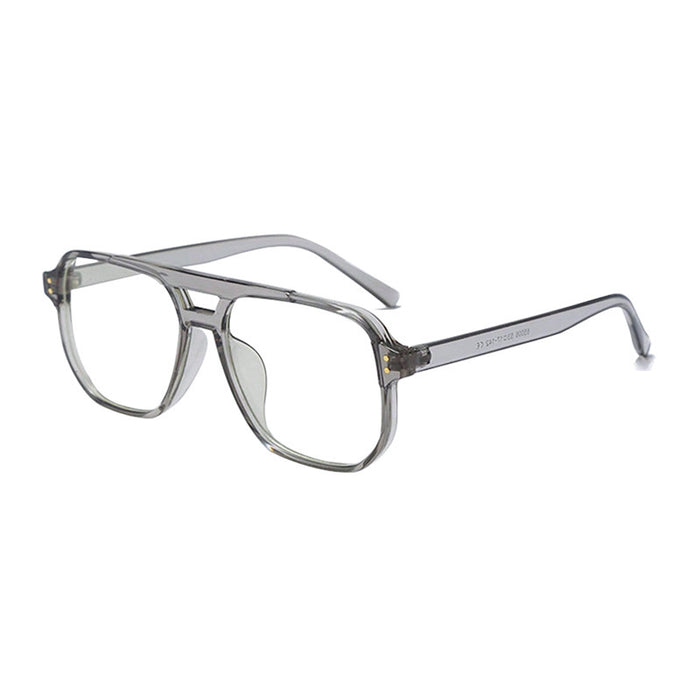 Wholesale Glasses Frame Men's Trendy Frame with Double Beam Box Anti-blue Glasses