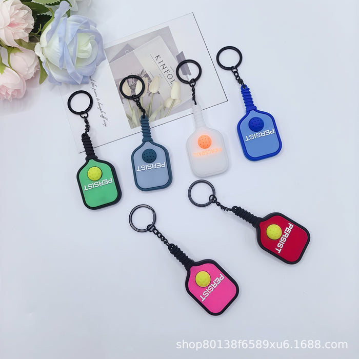 Wholesale 5pcs Sports Pickleball Racket Series Keychain