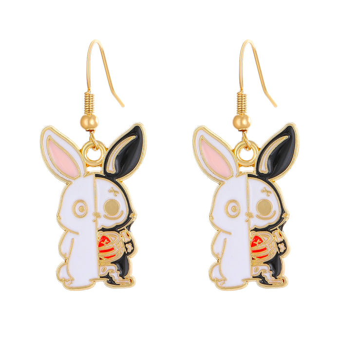 Wholesale  cartoon earrings cool funny personality animal earrings all-match earrings
