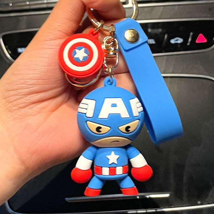 Wholesale Cartoon Doll Silicone Keychain JDC-KC-Benxin033