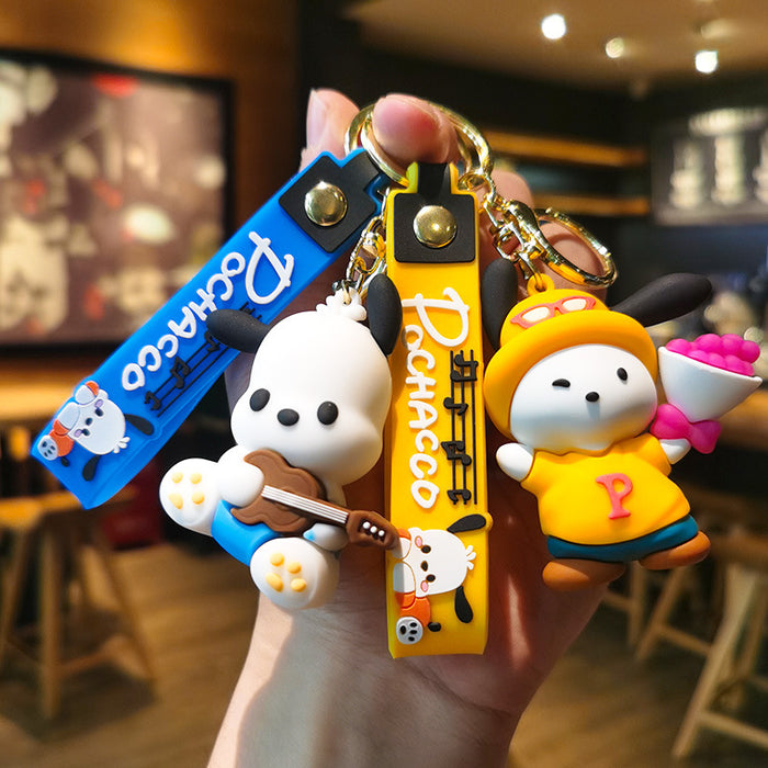 Wholesale Cartoon Doll Rubber Keychain JDC-KC-Tingm168