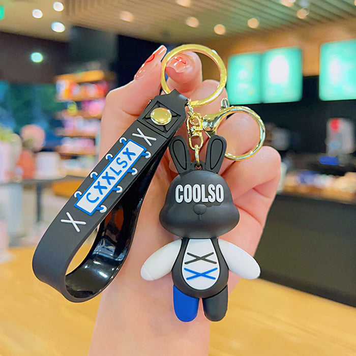 Liebre de conejo de dibujos animados de PVC al por mayor JDC-KC-KUM018