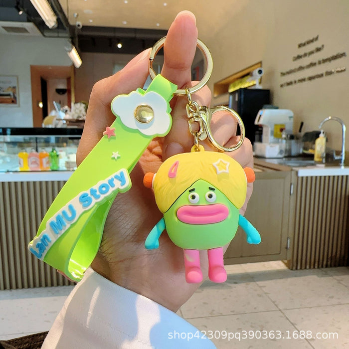 Wholesale Silicone Cartoon Doll Keychains JDC-KC-WC017