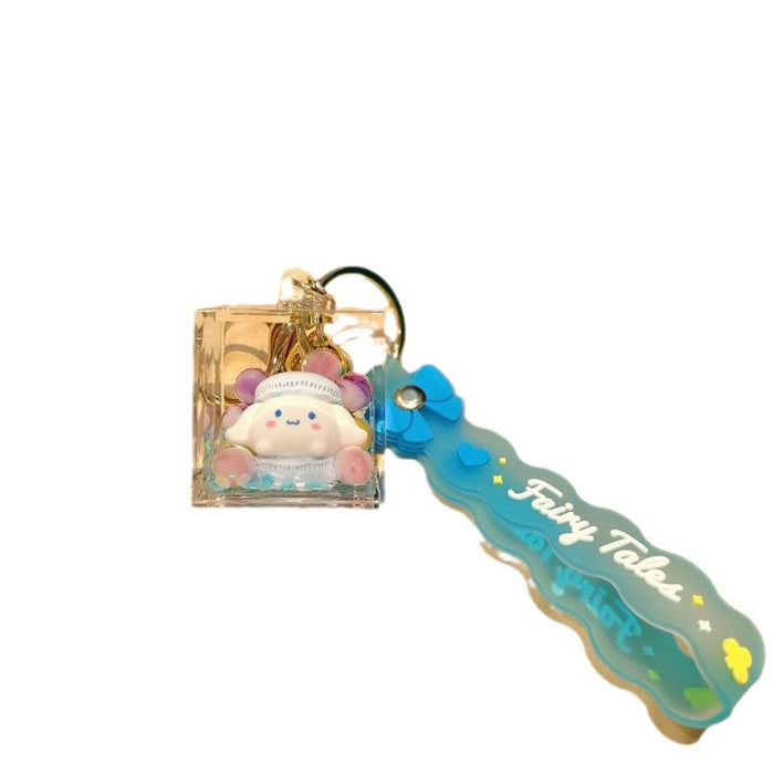 Wholesale Cartoon Acrylic Quicksand Keychain(S)JDC-KC-Aile005