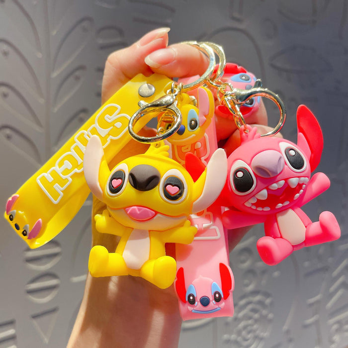 Wholesale Silicone Cute Cartoon Keychain JDC-KC-Chaow004