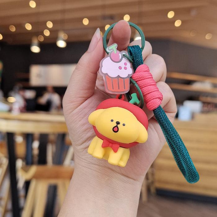 Wholesale Cartoon Silicone Doll Keychain JDC-KC-ZhuoRan013