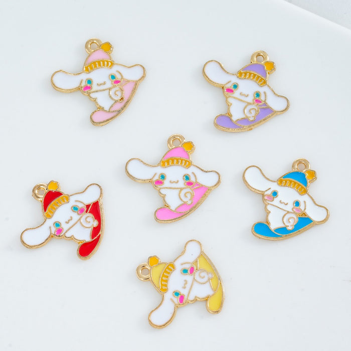 Wholesale 20 pcs Cute Cartoon DIY Alloy Oil Droplets Pendant Accessories