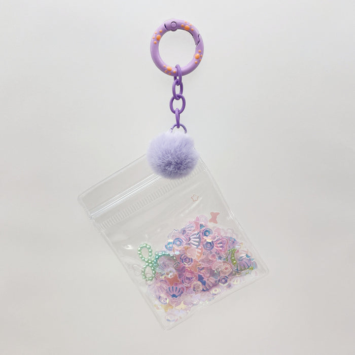 Wholesale transparent thick cute key chain pendant accessories