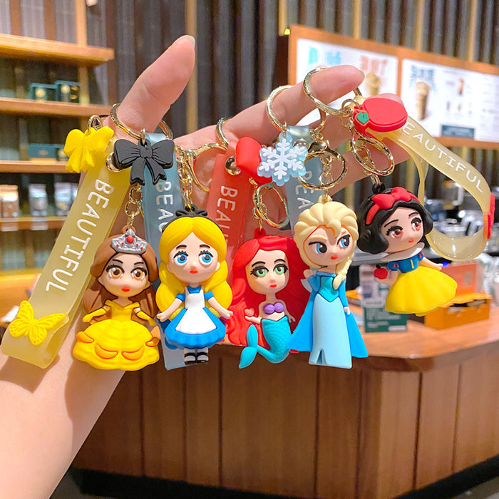 Wholesale Silicone Cartoon Doll Keychain JDC-KC-JiShi002