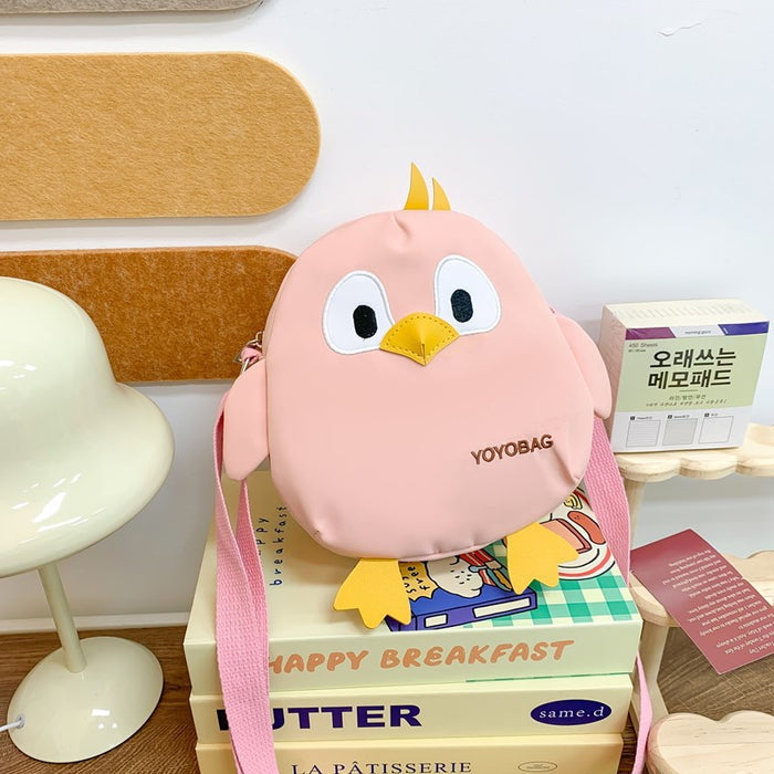 Wholesale  Penguin Cartoon Small School Bag Female Canvas Crossbody Bag Female