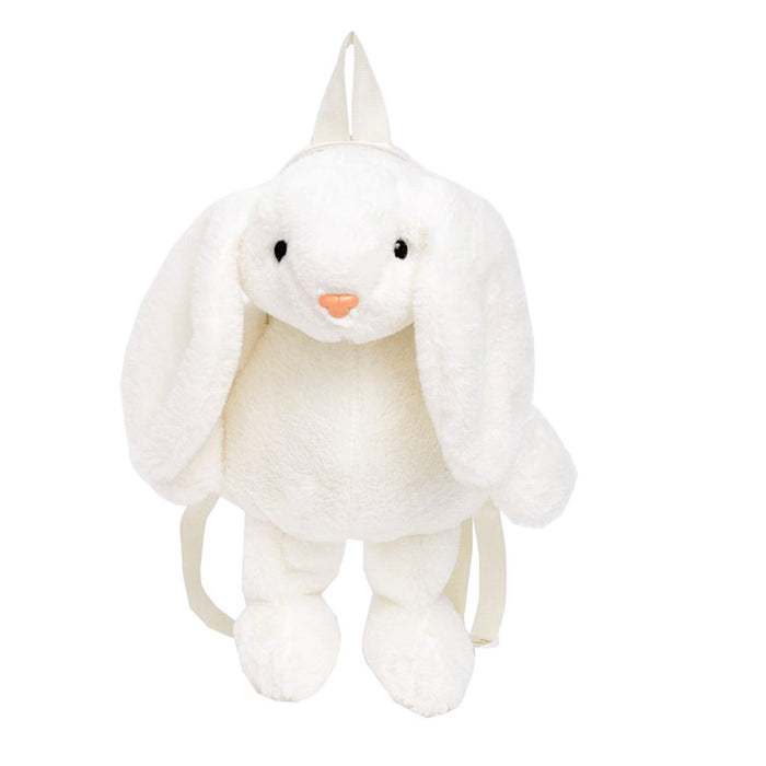 Wholesale Cartoon Cute Plush Bag Double Back Toy Rabbit Backpack Doll Bag