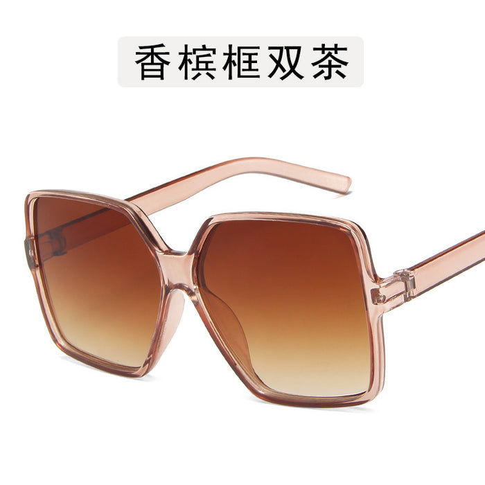 Wholesale New Fashion Sunglasses Retro Sunglasses Large Frame Sunglasses Box Sunglasses
