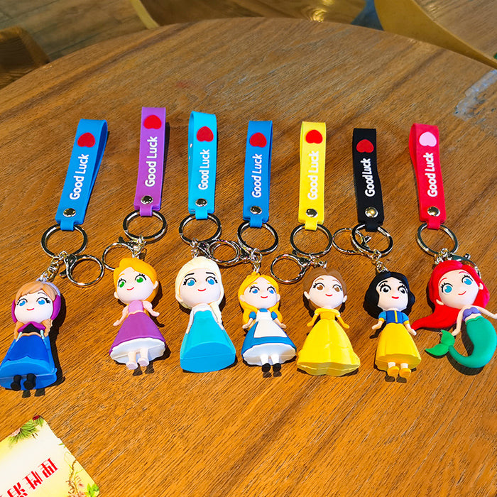 Wholesale Cartoon Doll Silicone Keychain JDC-KC-Tingm126