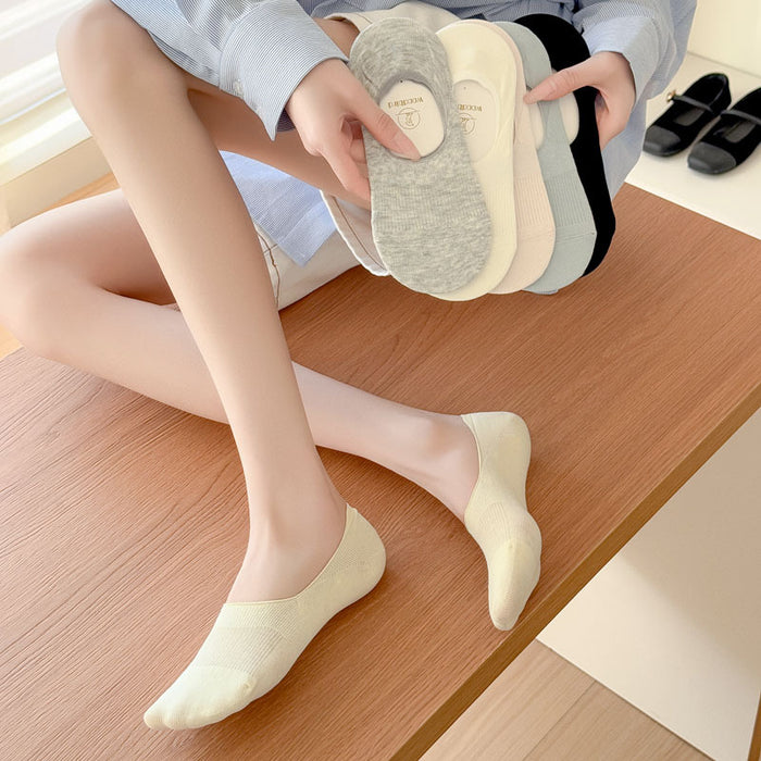 Wholesale Thin socks, boat socks, versatile, anti slip, shallow mouth, invisible socks, cotton