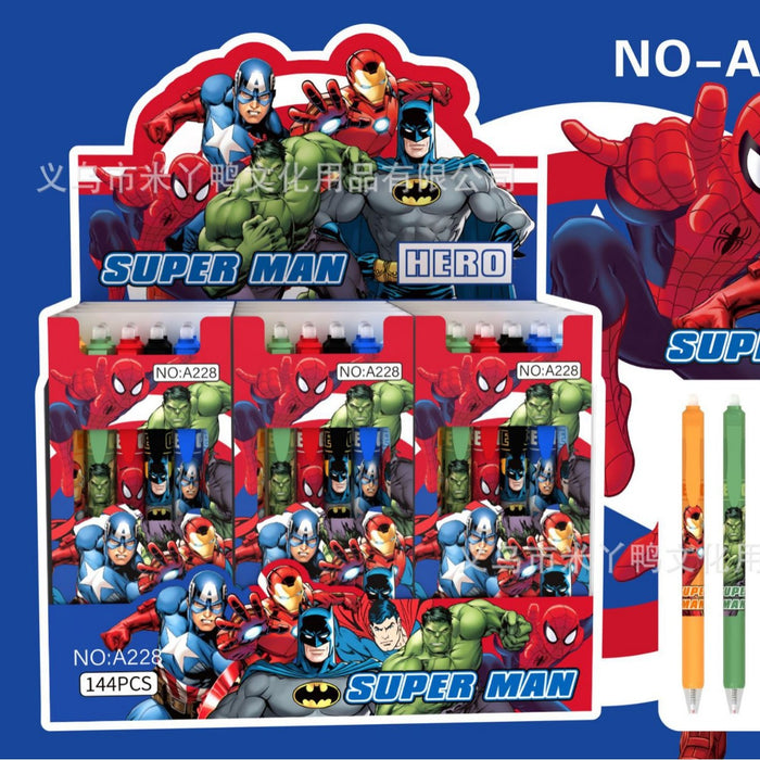Wholesale 12pcs Stylish Erasable Blue Ink Click Gel Pens 0 5Mm For Students School Stationery