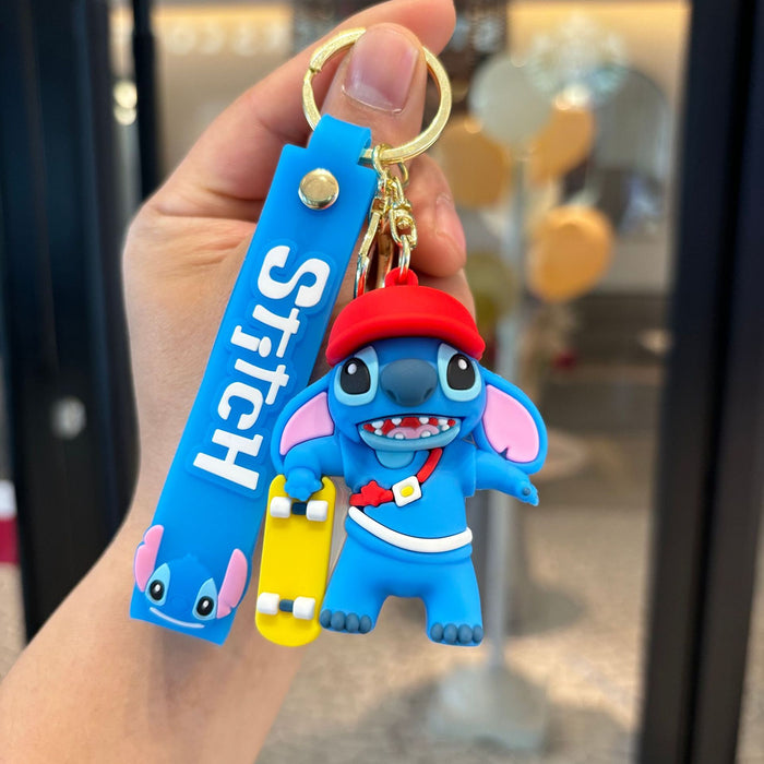 Wholesale  key chain pendant pvc doll school bag pendant