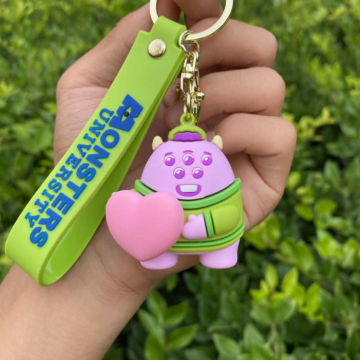 Wholesale  keychain  cartoon silicone  bag pendant doll  keychain small gift