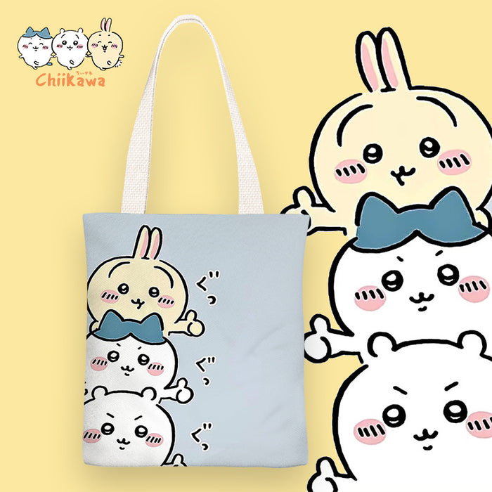 Wholesale Anime character print canvas shoulder bags